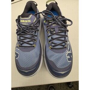 Hoka One One Bondi 4 Mens 5.5 Blue Athletic Running Shoes Sneakers